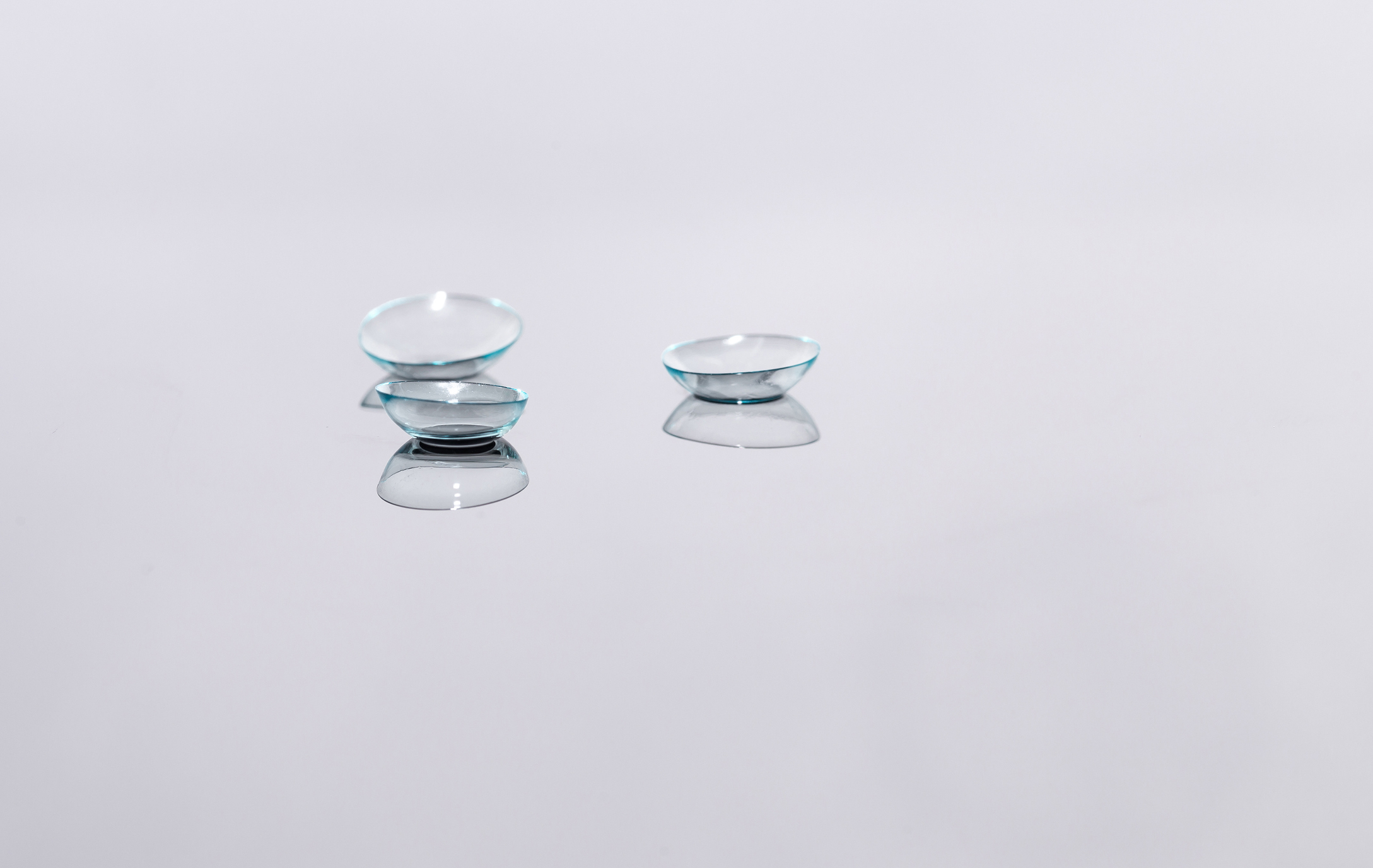 Contact Lenses On White Background 3