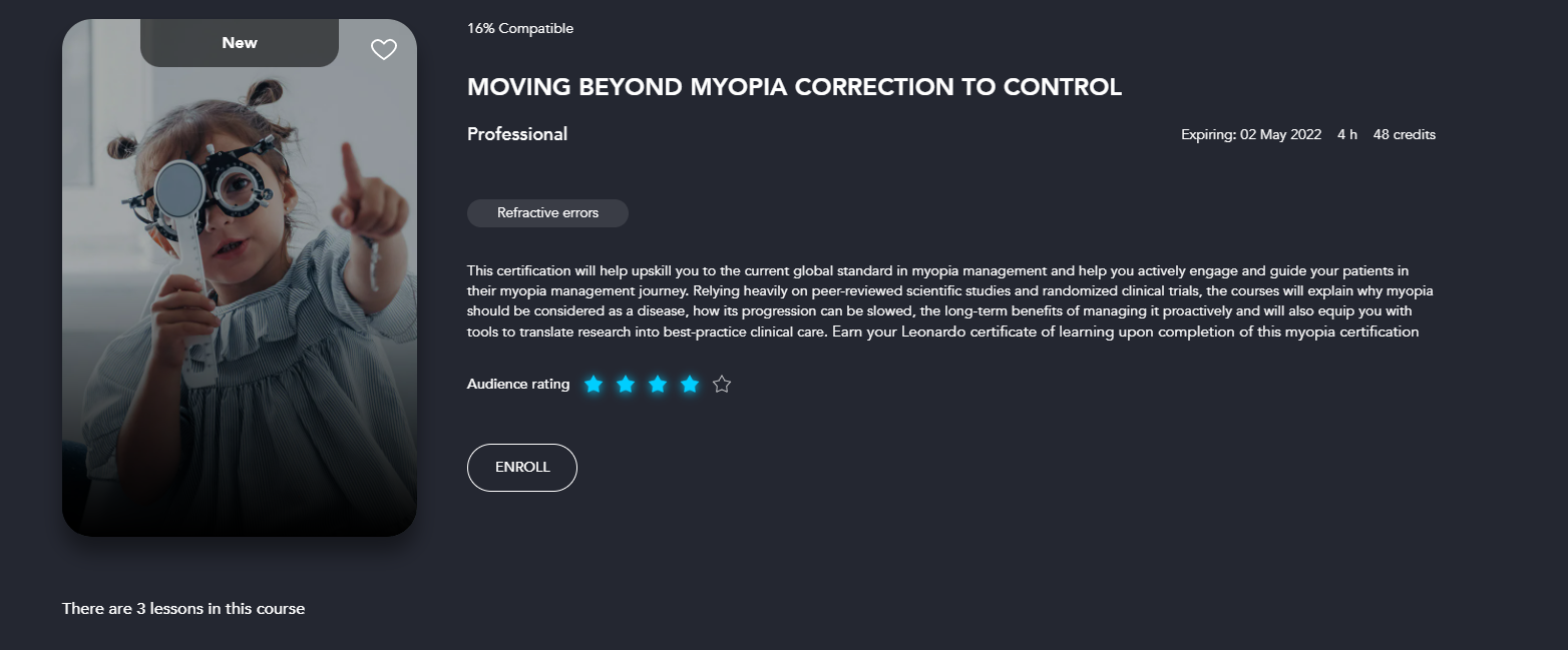 Leonardo Platform_Myopia Control