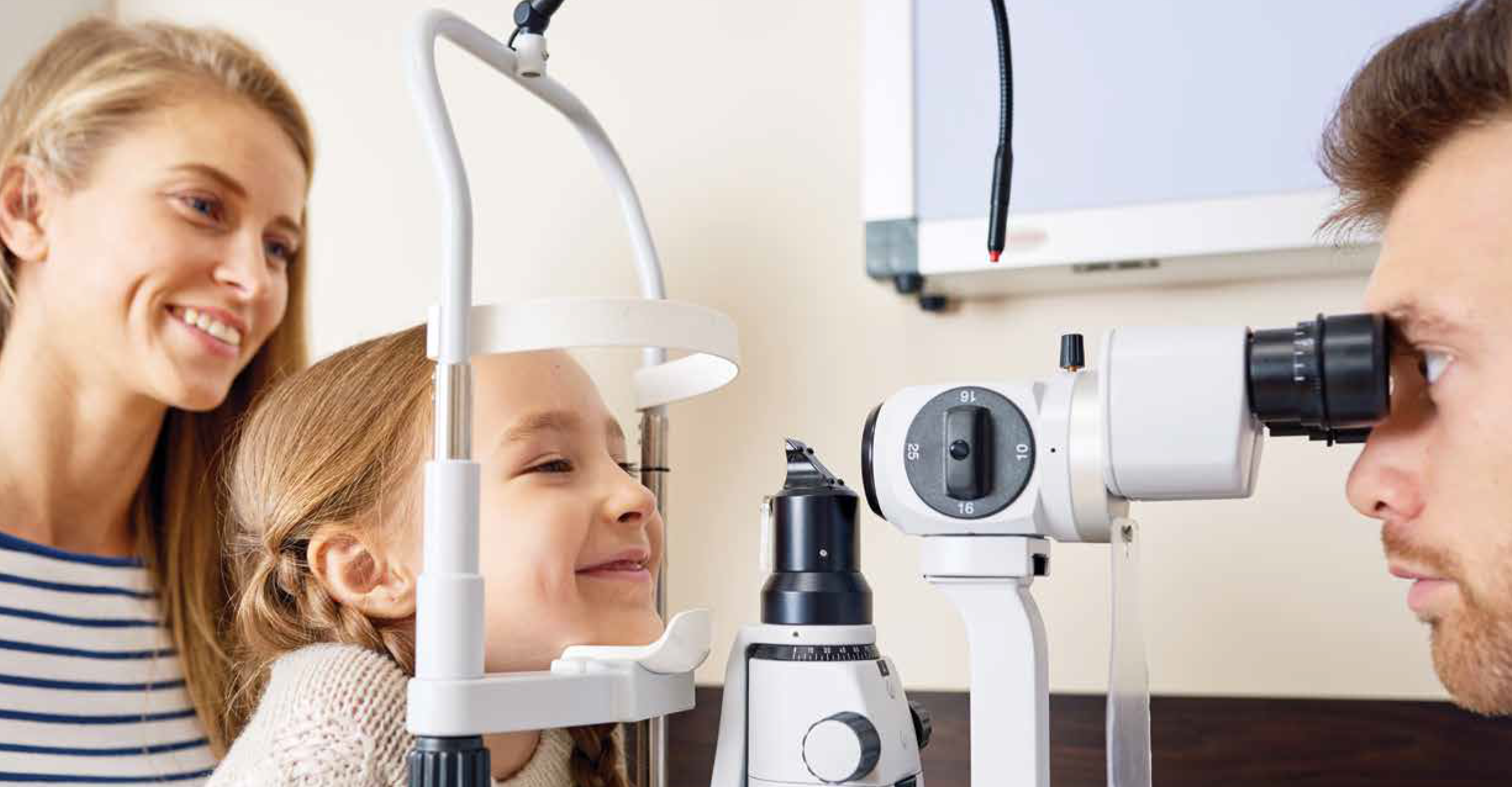 ANZ Child Myopia Report_Child in Eye Exam