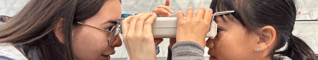 patient and doctor - marketing myopia management services