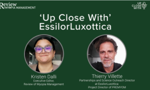 An image of video speakers Kristen Dalli and Thierry Villette, who spoke on PREMYOM