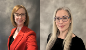 Headshots of Gemma Gibb, left, and Sharon Koch, right