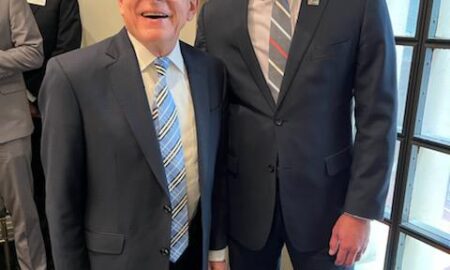 Governor Mike DeWine pictured with Dr. Shane Foster