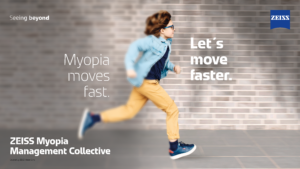 A graphic depicting ZEISS' Myopia Management Collective 