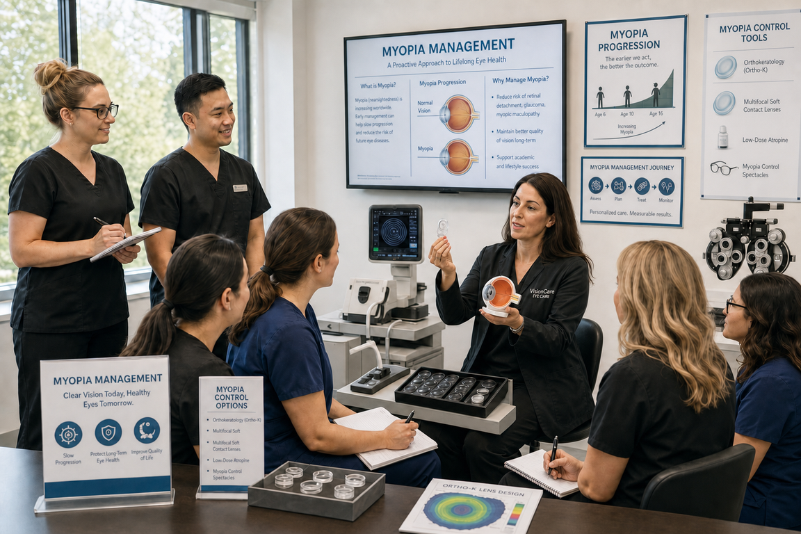 Keeping Staff Educated and Motivated in Myopia Management